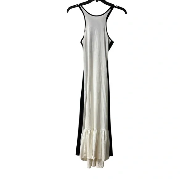 Anthropologie Black and White Midi Dress - Picture 4 of 12